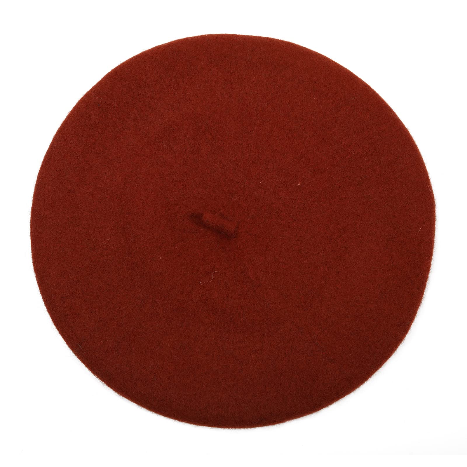 Women French Wool Beret Hats - Solid Color Classic Beanie Winter Cap